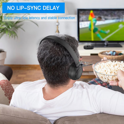 Wireless TV Headphones 2.0 – Long Range Noise Cancellation Audio