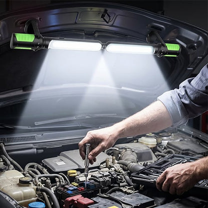 Versatile Magnetic LED Work Light | Rechargeable Dual-Function Inspection Lamp for Garage and Auto Use