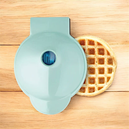 Mini Electric Waffle Maker with Nonstick Coating