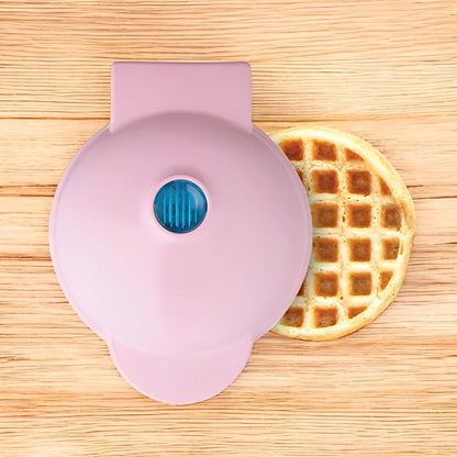 Mini Electric Waffle Maker with Nonstick Coating