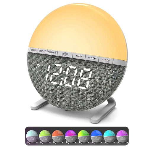 Sunrise Alarm Clock with Gradual Light Simulation