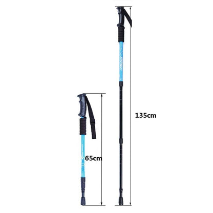 Set of 2 Shock-Absorbing Nordic Trekking Poles for Adventurers