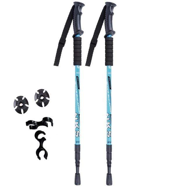 Set of 2 Shock-Absorbing Nordic Trekking Poles for Adventurers