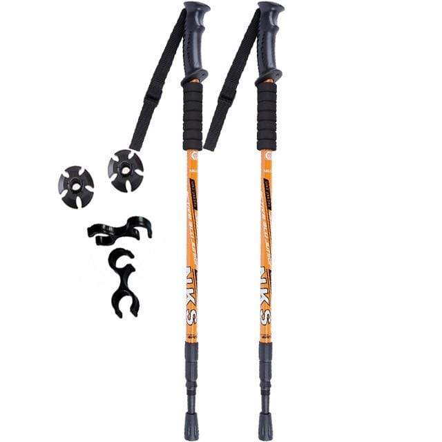 Set of 2 Shock-Absorbing Nordic Trekking Poles for Adventurers