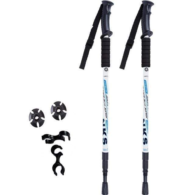 Set of 2 Shock-Absorbing Nordic Trekking Poles for Adventurers