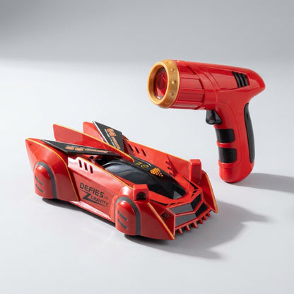 Gravity-Defying Remote Control Car with Laser Guidance
