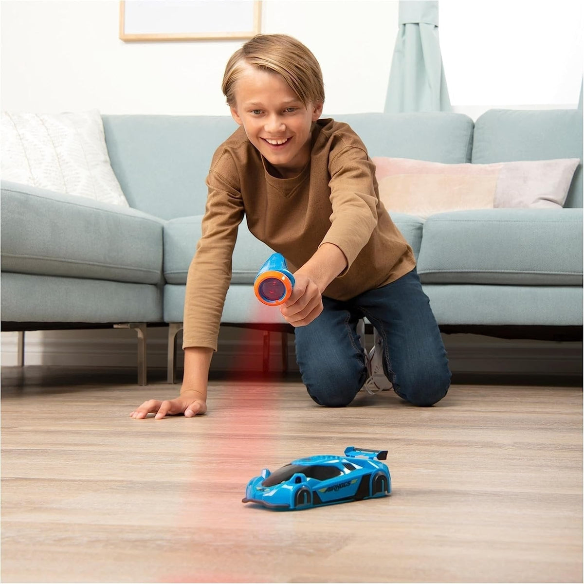 Gravity-Defying Remote Control Car with Laser Guidance
