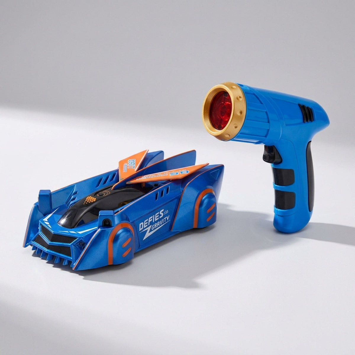 Gravity-Defying Remote Control Car with Laser Guidance
