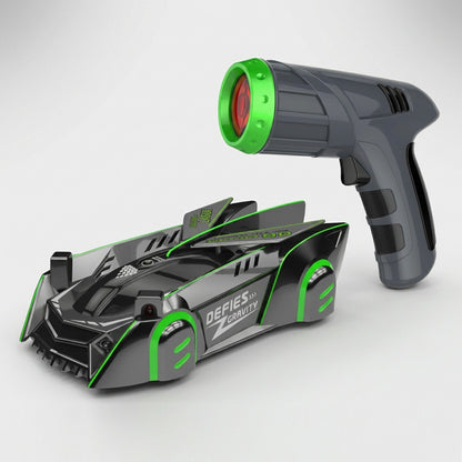 Gravity-Defying Remote Control Car with Laser Guidance