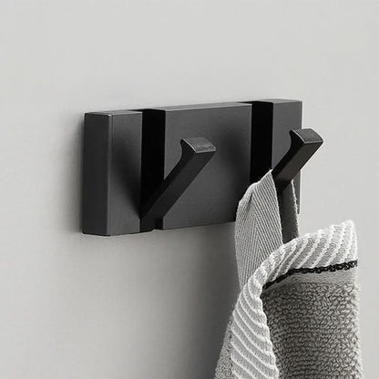 Space-Saving Wall-Mounted Coat Organizer with Foldable Hooks