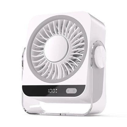 Portable Rechargeable Fan for Home and Office Comfort