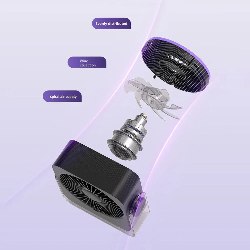 Portable Rechargeable Fan for Home and Office Comfort