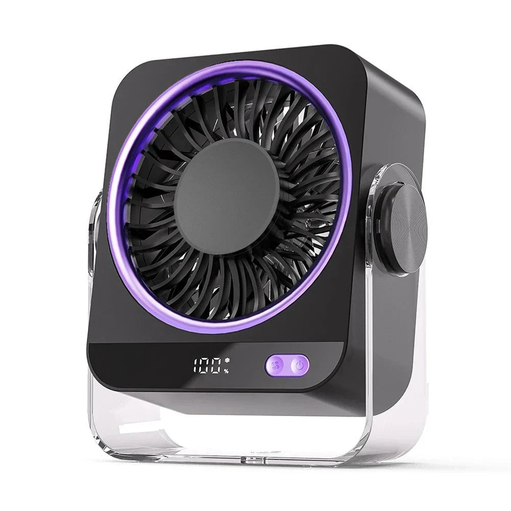 Portable Rechargeable Fan for Home and Office Comfort