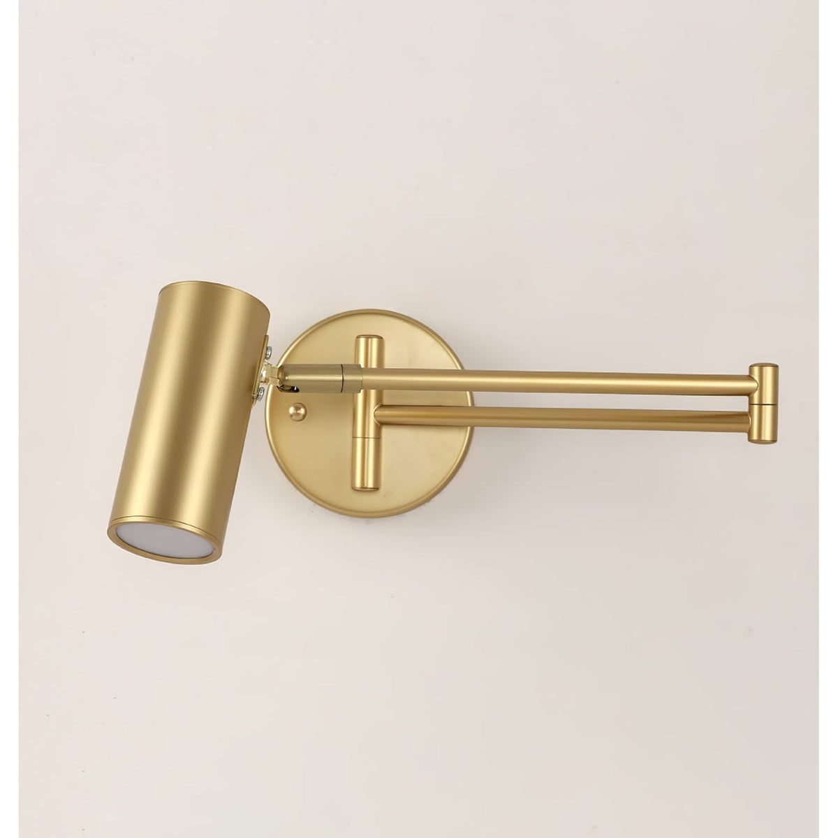 Adjustable Swing Arm Wall Light for Reading & Ambience