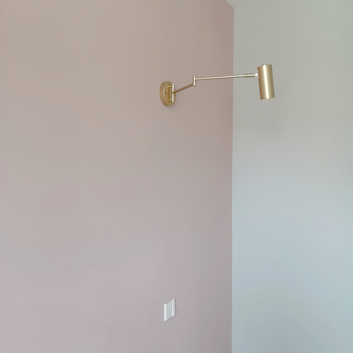 Adjustable Swing Arm Wall Light for Reading & Ambience