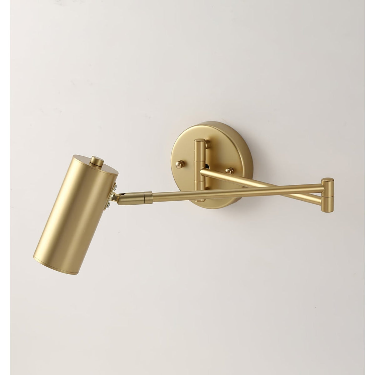 Adjustable Swing Arm Wall Light for Reading & Ambience