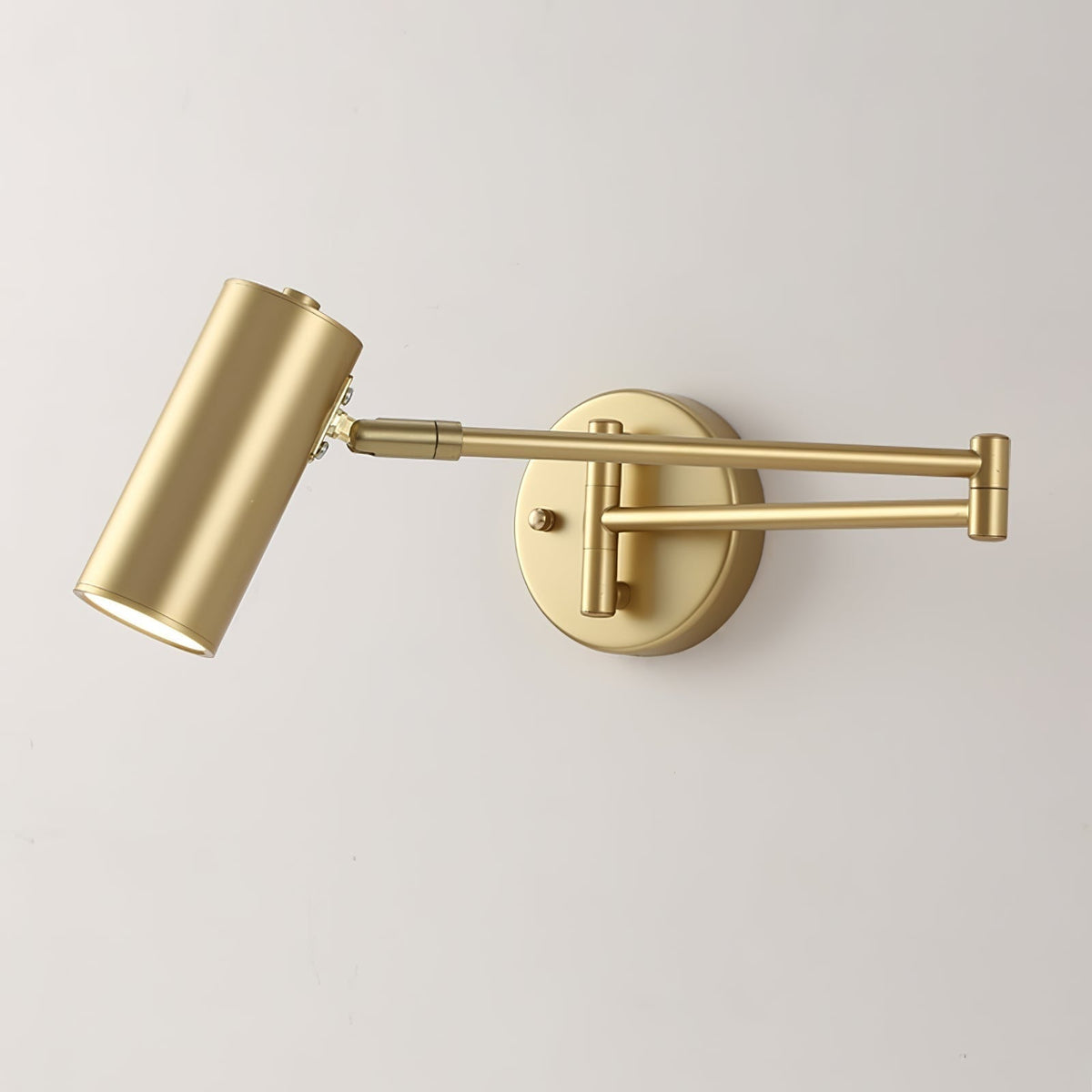 Adjustable Swing Arm Wall Light for Reading & Ambience
