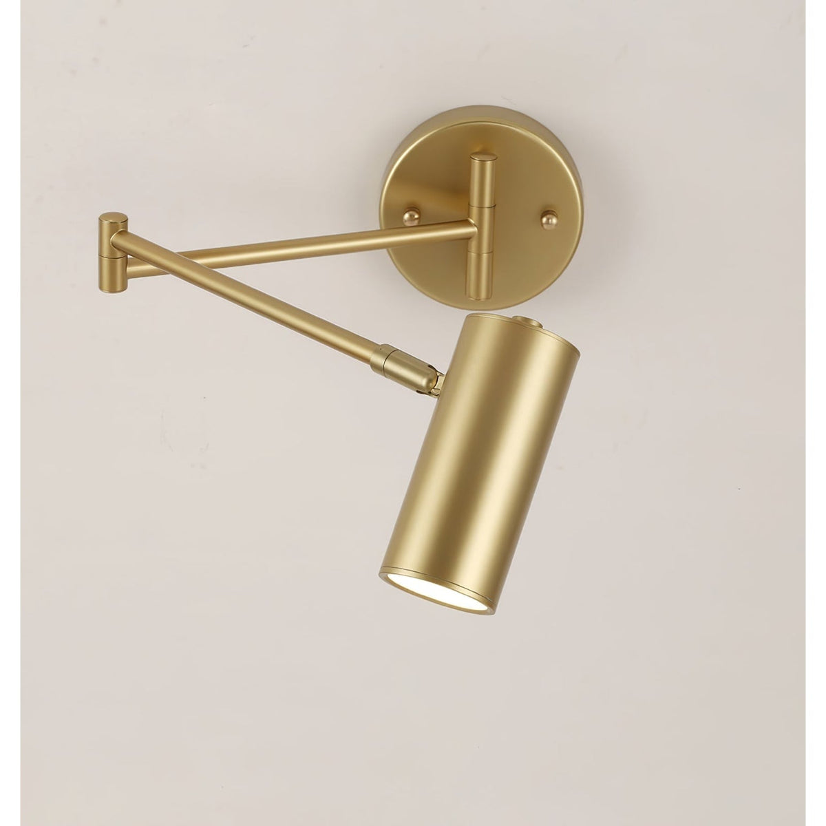 Adjustable Swing Arm Wall Light for Reading & Ambience
