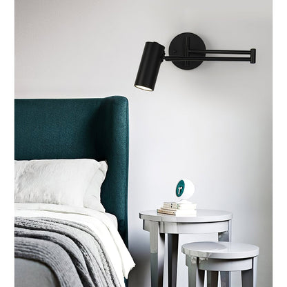 Adjustable Swing Arm Wall Light for Reading & Ambience