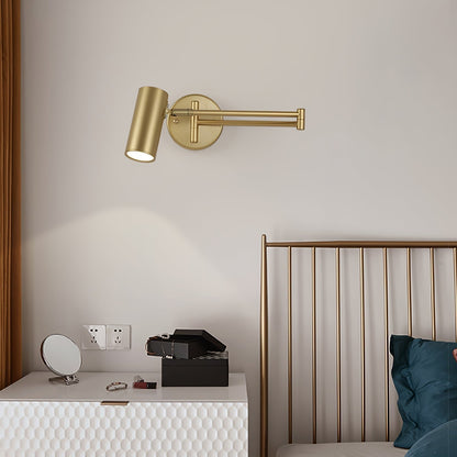 Adjustable Swing Arm Wall Light for Reading & Ambience