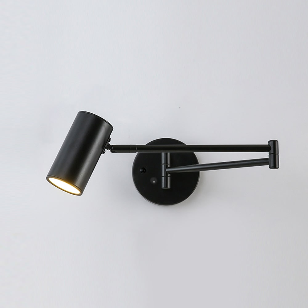 Adjustable Swing Arm Wall Light for Reading & Ambience