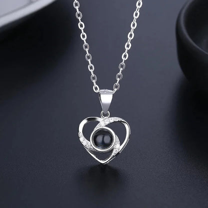 Roman Necklace | Eternal Rose and Heart Pendant | Luxurious Gift Set