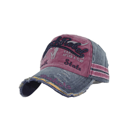 Sunshade Hip Hop Cap with Vintage Embroidery and Snapback Design