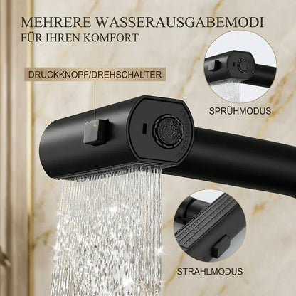 Retractable Kitchen Faucet with 5 Spray Modes – Flexible Tap
