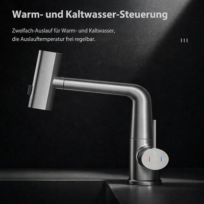 Retractable Kitchen Faucet with 5 Spray Modes – Flexible Tap