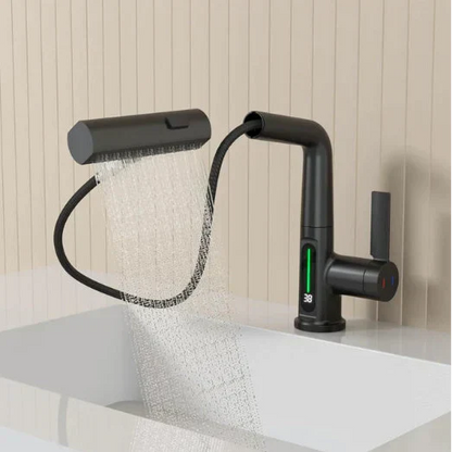 Retractable Kitchen Faucet with 5 Spray Modes – Flexible Tap
