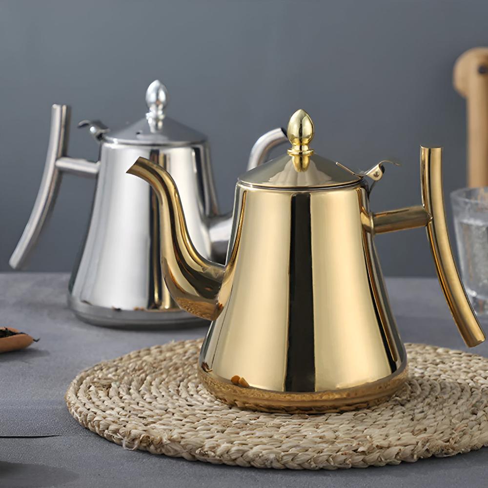 Stainless Steel Kettle with Infuser | Perfect for All Heat Sources