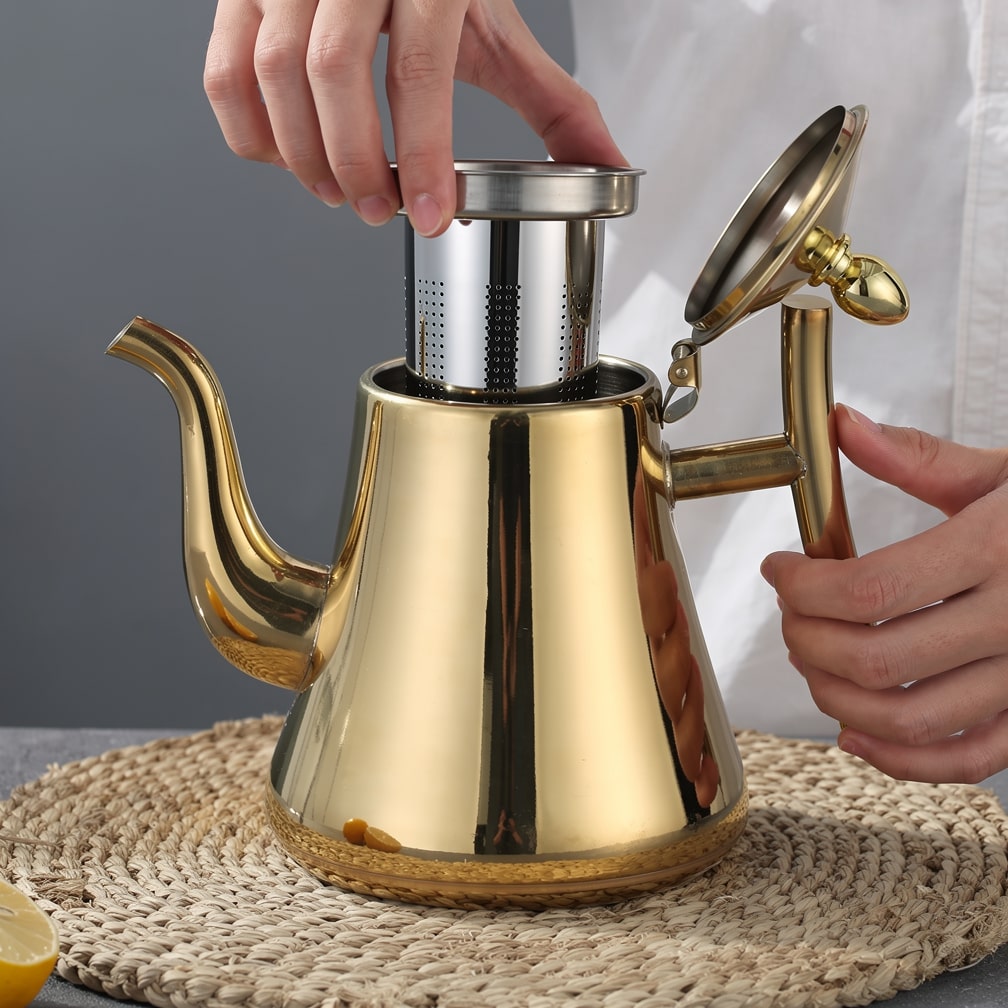 Stainless Steel Kettle with Infuser | Perfect for All Heat Sources