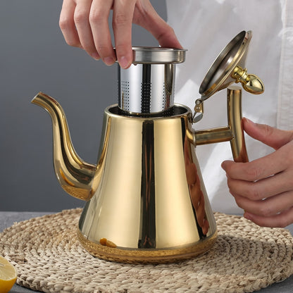 Stainless Steel Kettle with Infuser | Perfect for All Heat Sources