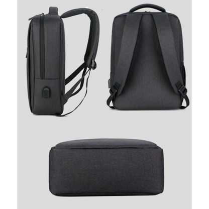 Sleek Waterproof Laptop Carrier with USB Charging Capability