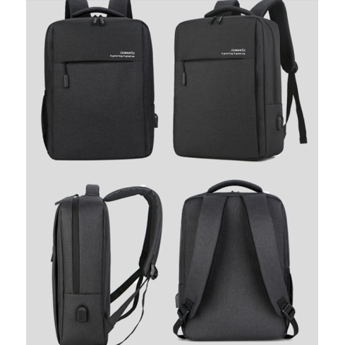 Sleek Waterproof Laptop Carrier with USB Charging Capability