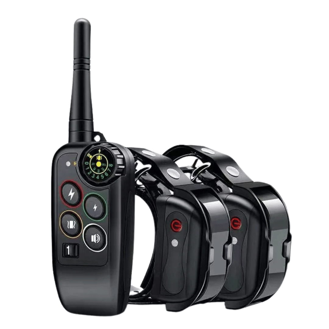 Long-Range Waterproof Dog Training Collar with Remote Control