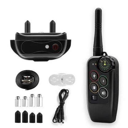 Long-Range Waterproof Dog Training Collar with Remote Control