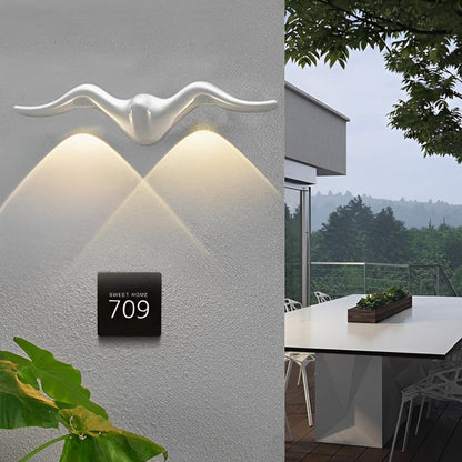 LED Wall Light for Outdoors | Design Featuring Animal Silhouette