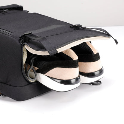 All-Weather Travel Laptop Backpack with Shoe Storage & Side Access