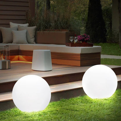 Waterproof Solar Garden Sphere Lights – RGB LED Outdoor Lamps