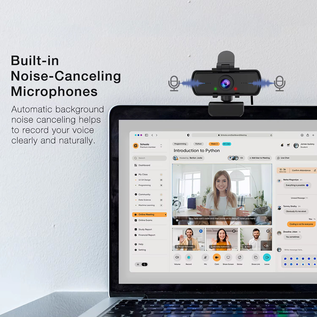 Streaming Webcam for Live Broadcast