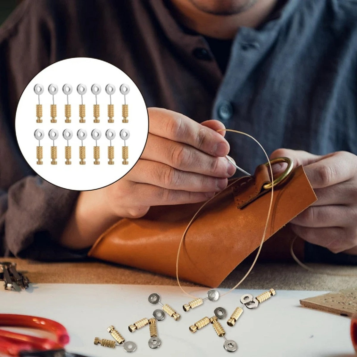 Precision Leather Sewing Needle Kit for Flawless Crafting