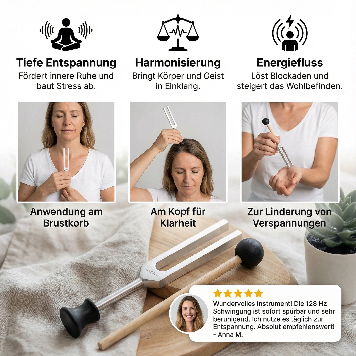 128 Hz Healing Sound Instrument