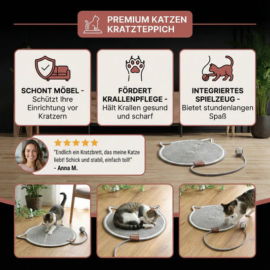 Dual-Function Cat Scratching Pad & Play Surface