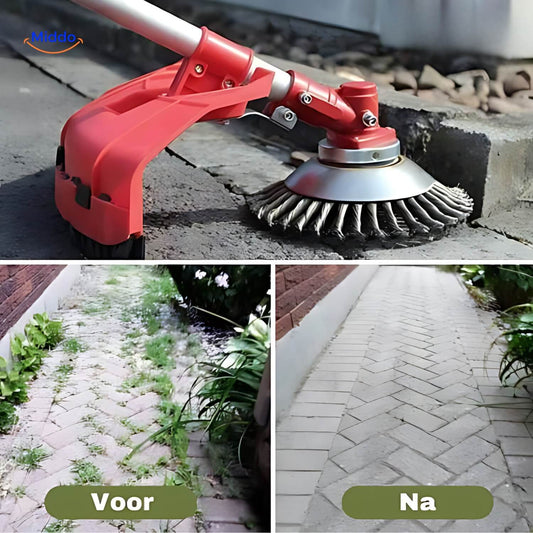 Seamless Weed Brush for Effortless Lawn and Garden Maintenance