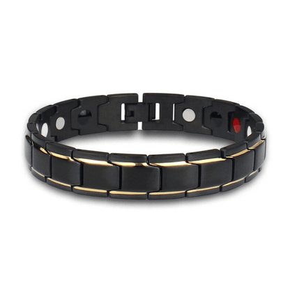 Magnetic Health Bracelet in Stainless Steel with Energy Magnets