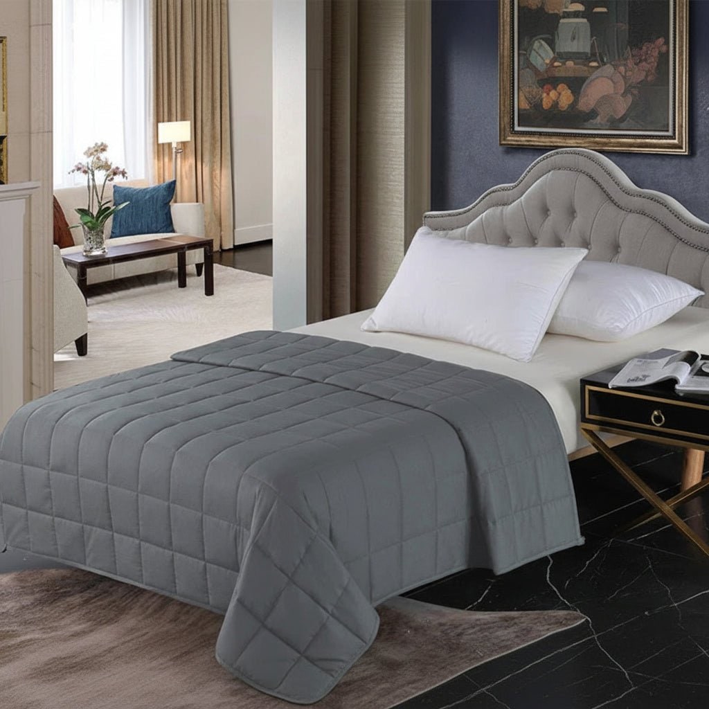 Comforting Weighted Blanket for Enhanced Sleep Experience