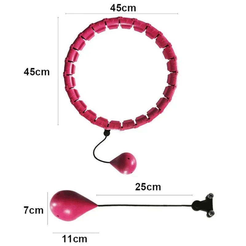 Customizable Weighted Hula Hoop for Waist Training