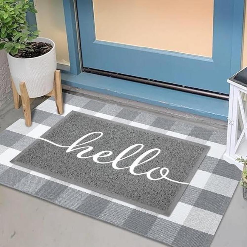 Charming Entryway Mat with PVC Loop Texture and Safe Grip Backing
