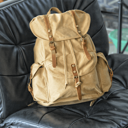 Rugged Military Canvas Backpack – Durable and Dependable Rucksack